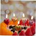 HOMSFOU 10pcs Decorative Candles Birthday Cake Candle Cake Toppers Heart-Shape Cake Candles Cake Decoration Cute Party Supplies As Shown medium - Buy Online on GoSupps.com