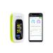 Bluetooth Rechargeable Pulse Oximeter Fingertip , SmileCare Oxygen Meter Finger Pulse Oximeter Blood Oxygen Saturation Monitor with Heart Rate for Adult with Free App iOS & Android