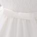 FYMNSI Baby Girl Baptism Christening Dress | Lace Floral Embroidery Formal Party Gown with Headband | 9-12 Months White - Buy Online on GoSupps.com