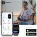 YHE BP Doctor Med Smartwatch - Blood Pressure & Heart Rate Monitor with Dual Cuff 24/7 Stress & Sleep Tracking for Android & iOS - Silver - Buy Online on GoSupps.com