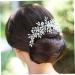 Bride Hair Accessory Bridal Hair Comb Accessories With Crystal Bridal Side Combs Headpiece For Women And Girls - Buy Online on GoSupps.com