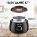 KeShi Waxing Kit with Wax Warmer & 6 Bags Hard Wax Beans - Hair Removal for Women Men - Ideal for Legs, Face, Eyebrows, Bikini - Brazilian Waxing at Home - Buy Online on GoSupps.com