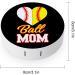 Funny Ball Mom Softball & Baseball Contact Lens Travel Kit - Portable Cute Box with Mirror for Outdoor Use - Buy Online on GoSupps.com