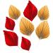 ccHuDE 20 Pcs Paper Palm Fan Cake Toppers Paper Leaf Cake Toppers Cute Cupcake Toppers Party Cake Insert Decoration for Wedding Birthday Party Gold - Buy Online on GoSupps.com