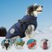 Buy Savlot XL Black Dog Jacket - Winter Vest & Sweater for Pets | Comfortable Sleeveless Cotton Padded with Chest Strap - Buy Online on GoSupps.com