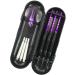 22g Steel Tip Darts Set with Aluminum Shafts and Iron Barrel - Purple - 3pcs/Pack - Buy Online on GoSupps.com