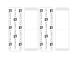 Walker Tape Co. Stick Tape Straight Strips 1x3 Inch Clear 36pcs - Pack of 36 - Buy Online on GoSupps.com