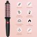 Buy 1.25" Ceramic Tourmaline Ionic Curling Brush - Travel-Friendly Heated Round Brush for Curly Hair | LCD Display | International Shipping - Buy Online on GoSupps.com