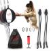 OHMY FIT Flex Double End Punching Bag Easily Adjust Tension and Height of Cords with Special Flex Adjustable System. Advance Micro Fiber Material Strong Bladder Gym Exercise for Men&Women Round