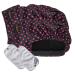 Glenndarcy Diapers for Female Dogs Size XXXL Black / Pink with Dots 2 Pack Black 2 Pack - Size XXXL