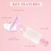 Buy Ice Globes for Facials Tighten Skin Reduce Puffiness & Enhance Circulation (Pink) | International Shipping Available - Buy Online on GoSupps.com