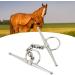 Fdit 135mm Stainless Steel Horse Bit | Full Cheek Riding Bit for Western Bridles | Durable & Comfortable Equestrian Gear - Buy Online on GoSupps.com