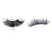 Shop 22mm 3D Fluffy Mink Glitter Lashes - Dramatic Purple Black Strip Lashes for Halloween Cosplay & Stage - Buy Online on GoSupps.com