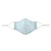 green sprouts i play Adjustable Reusable Face Mask - Aqua Rainbows - Adult Large