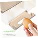 GLEAVI Egg Carton Eggs Fridge Plastic Containers Plastic Organizers Reusable Egg Case Refrigerator Egg Tray As Shown 1 31X30X9.5cm - Buy Online on GoSupps.com