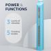 7AM2M Sonic Electric Toothbrush - High Power Rechargeable with 8 Brush Heads 15 Modes & Smart Timer - Fast Charge (Blue) - Perfect for Adults & Kids - Buy Online on GoSupps.com