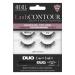 Ardell Lash Contour (Style 372) 2 Set with glue - artificial eyelashes including duo line it lash it eyelash glue black voluminous fake lashes for the cat eye effect |Vegan & reusable again