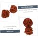 Magiclulu 6-Piece Walnut Fitness Massage Balls - Hand Training & Stress Relief for Adults - Buy Online on GoSupps.com