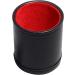 Poker Dice Set with Leather Cup - Spanish Poker (Ivory) - Gift Boxed - 16mm Squared Corners - Black/Red Cup - Buy Online on GoSupps.com
