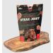 Snapdown Snacks Halal Steak Jerky - Original BBQ Flavor High Protein Grassfed Beef Keto-Friendly - Pack of 12