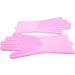 Dishwashing Gloves Magic Silicone Glove Brush Bathroom Kitchen Cleaning Gloves Pink - Buy Online on GoSupps.com