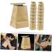 75 Pcs Disposable Car Trash Bags - Light Brown Kraft Paper Vomit Bags for Travel - Buy Online on GoSupps.com
