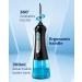 Professional Cordless Water Flosser with 3 Modes & 4 Jet Tips - IPX7 Waterproof Dental Oral Irrigator for Braces Gums - 300ml Tank - Home & Travel (Black) - Buy Online on GoSupps.com