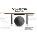 Vivora Luno Felt Exercise Ball Chair - Standard Size for Home Offices - Balance Training & Yoga Anthracite - Buy Online on GoSupps.com
