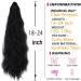 18" Long Claw Ponytail Extensions One Piece Mini Claw/Jaw Clip in on Curly Wavy Ponytail Hair Extension Hairpieces 18 inch-Curly Dark Black (Mini Claw) - Buy Online on GoSupps.com