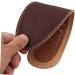 NOLITOY Men's Shock-Absorbing Insoles - Damping Shoe Pads for Plantar Charcoral - Comfortable Leather Insoles in Brown Size 2 - International Shipping Available - Buy Online on GoSupps.com