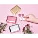 Optometry Lens Container | Portable Contact Lens Box - Pink & Gold | Double Storage & Hidden Care Solution - Buy Online on GoSupps.com