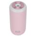 Mini Portable USB Powered Nano Humidifier Diffuser with 7 Colors Light Power Off Timer - Moisturize Skin Prevent Dry Burning - for Desktop Office and Home - ABS 350ml (Pink)