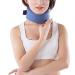 RKNYC neck support breakwear adjustable and soft sleep-neck support traction correction of the cervical spine relieves pain and pressure in the spine-universal blue L