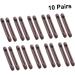 FOMIYES 20 Pairs Silicone Eyewear Frame Covers - Brown Glasses Leg Sleeves for Comfort & Protection - Durable Spectacle Temple Covers 5.6x0.79cm - Buy Online on GoSupps.com