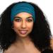 Woeoe African Headbands - Knotted Hairbands (Pack of 4) for Women & Girls - Black Yoga Sport Wraps in Green, Orange, Black, Pink - Buy Online on GoSupps.com