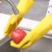 3 Pairs Rubber Gloves Thickening Cleaning Gloves Reusable Dishwashing Gloves Yellow Waterproof Gloves for Household - Buy Online on GoSupps.com