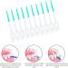 200Pcs-Green Interdental Brushes for Oral Care | Silicone Dental Floss Sticks for Teeth Cleaning | Dual-use Interdental Floss Picks for Convenient Travel | Oral Cleaning Supplies - Buy Online on GoSupps.com