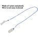Transparent Hearing Aid Lanyard & Sound Aid Protector Clip - Anti-Lost Rope for Sound Amplifiers | Secure Fastening with Blue HDO Leash - Buy Online on GoSupps.com