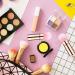 Retractable Telescopic Face Kabuki Brush - Gold Pink | Portable Makeup Brushes for Powder, Foundation, Blush - Travel-friendly - Buy Online on GoSupps.com