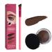 Eyebrow Cream and Brush Eyebrow Brush Home Eyebrow Care Kit 4d Laminated 4d Laminated Eyebrow Home Grooming Kit Multi-function Eyebrow Concealer Contour Brush (Dark brown)