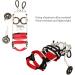 Dog/Doggie/Puppy/Cat/Kitten/Pet Dog Wheelchair Back Legs Light Weight Mobility Dog Wheelchair Hind Legs Rehabilitation Sports & Outdoors Adjustable Dog Bicycle Trailers Medium - Buy Online on GoSupps.com