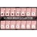 Premium 14-Piece Alliteqwe Rose Gold Makeup Brush Set - Synthetic Foundation Powder Concealer & Eyeshadow Brushes for Flawless Application - Buy Online on GoSupps.com