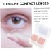Portable Contact Lens Case | Homsfou Colorful Glasses Storage Box | Travel Lens Container & Automatic Storage | 5.5x2.5x2cm - Buy Online on GoSupps.com