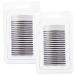 Eyelash Adhesive Strips 2 Sheets Self Adhesive No Glue Apply Strip Lash Glue Reusable Lash Adhesive Strips for Fake Eyelashe Easy to Remove and Wear Replacement Eyelash Adhesive Strips Replacement