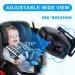 1080P Baby Car Mirror with 5 Inch Monitor and Night Vision - Crystal Clear Rear View for Children and Infants - Buy Online on GoSupps.com