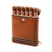 Cigar Boxs Humidors Cigar Case Travel Genuine Leather Humidord with Humidifier Portable Light Weight Cigar Box Gift Set