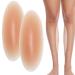 CUKIN Silicone Calf Pads Adhesive Calf Corrector Soft Invisible Shaping Calf Straight Leg Patches for Crooked or Thin Skinny Legs Beige 1 Pair