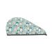 Hair Towel Wrap Hair Drying Towel with Button Towel Turban Head Towel to Dry Hair Quickly (Colorful Dog)