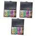 FOMIYES 3pcs 40 Eye Shadow Palettes Eyeshadow Powder Eyeshadow Pallet Eyeshadow Matt Makeup Matte