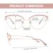 Zeelool Cat Eye Blue Light Blocking Glasses for Women - Stylish Metal Frame & Pink Blue Light Lens - International Shipping Available - Buy Online on GoSupps.com